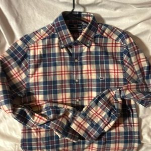 Men’s button down flannel by vineyard vines